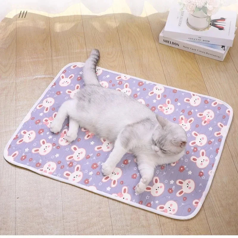 Tapis rafraîchissant d'été en latex pour chat
