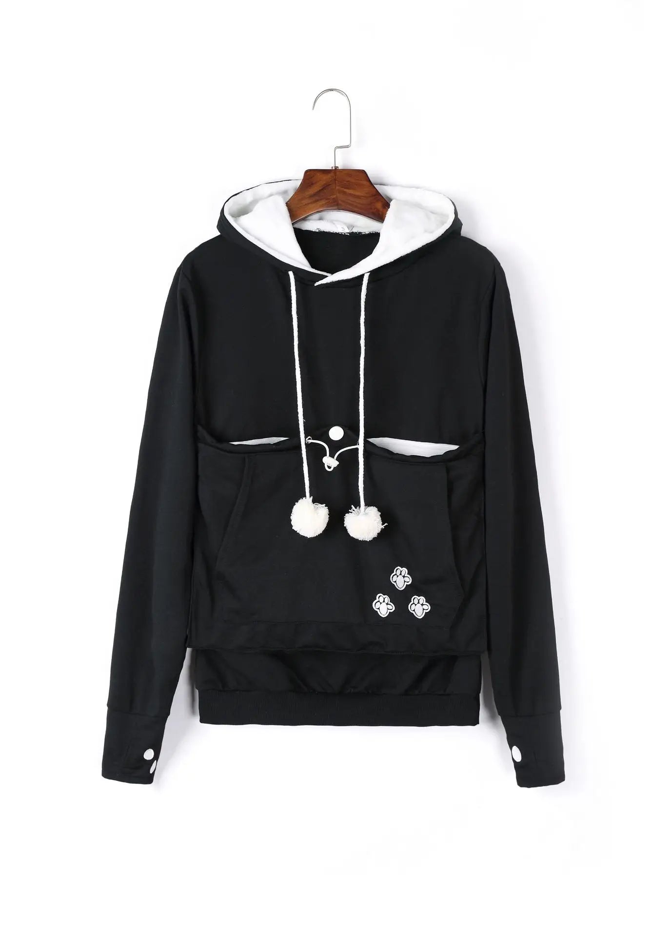 Sweat capuche porte chat nomade