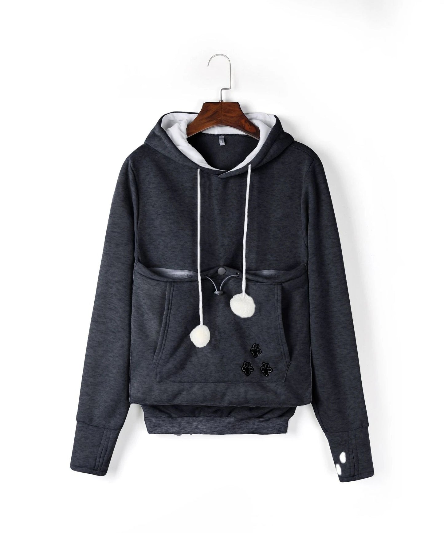 Sweat capuche porte chat nomade