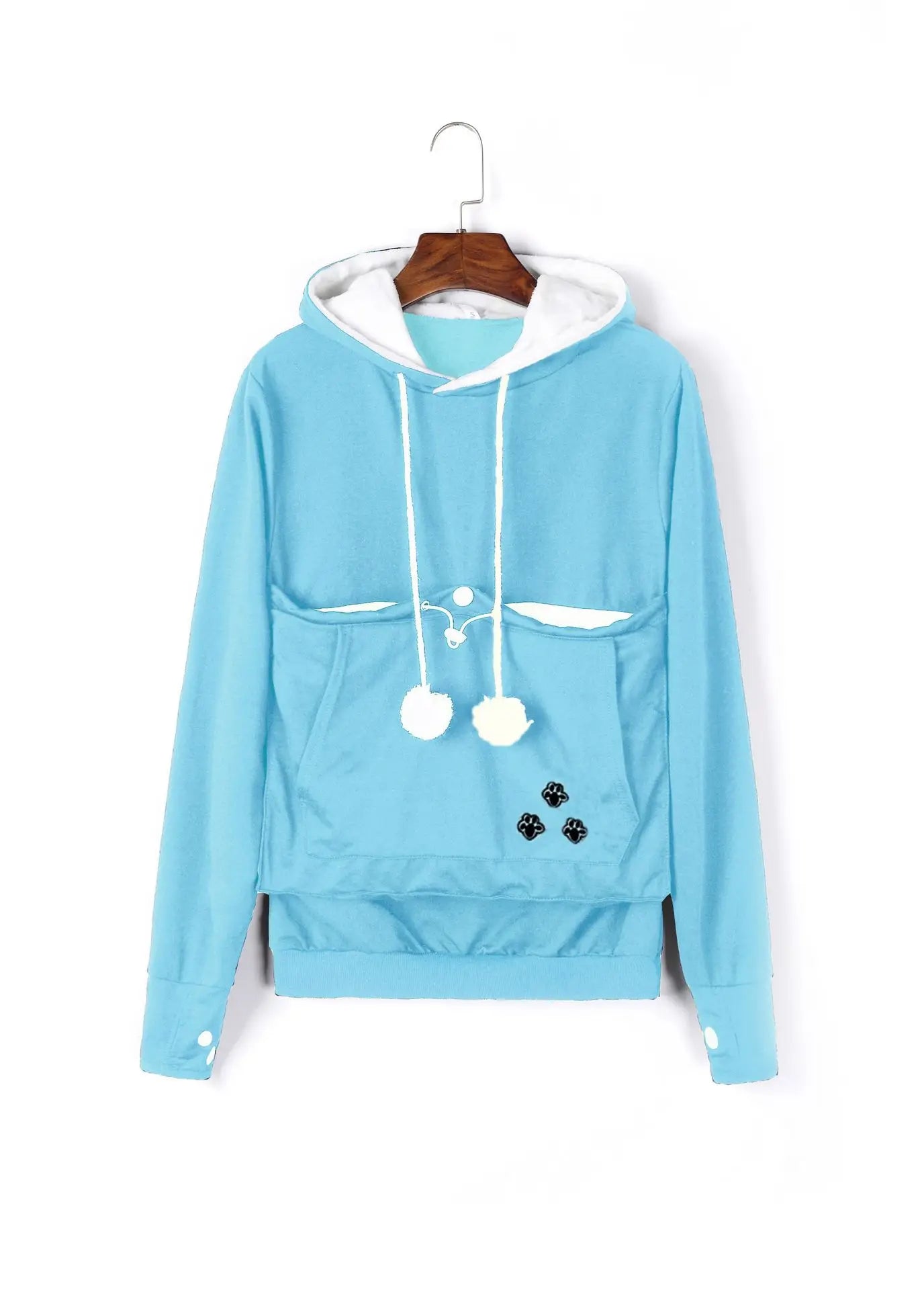 Sweat capuche porte chat nomade