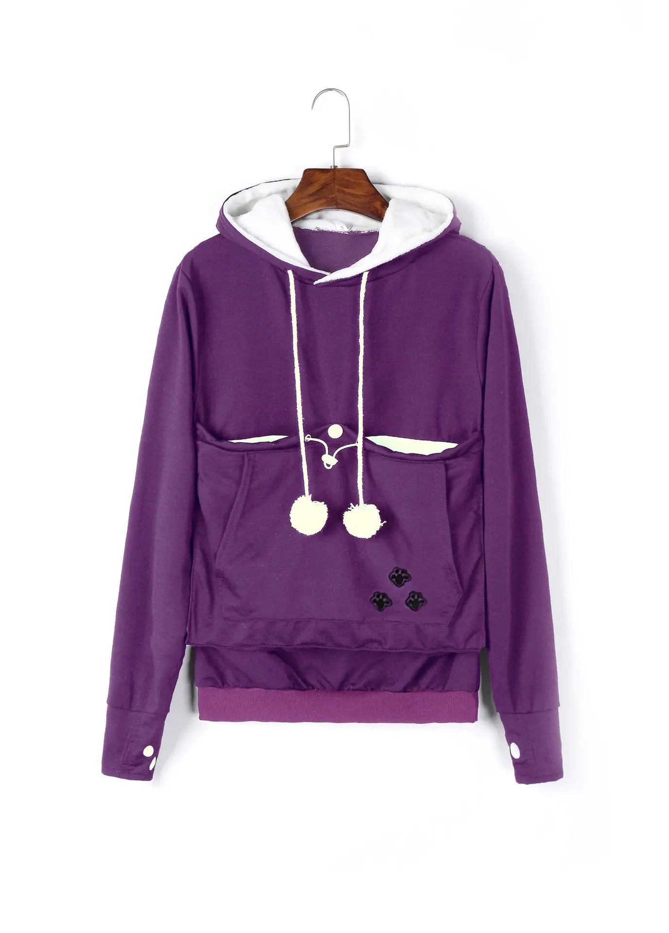 Sweat capuche porte chat nomade