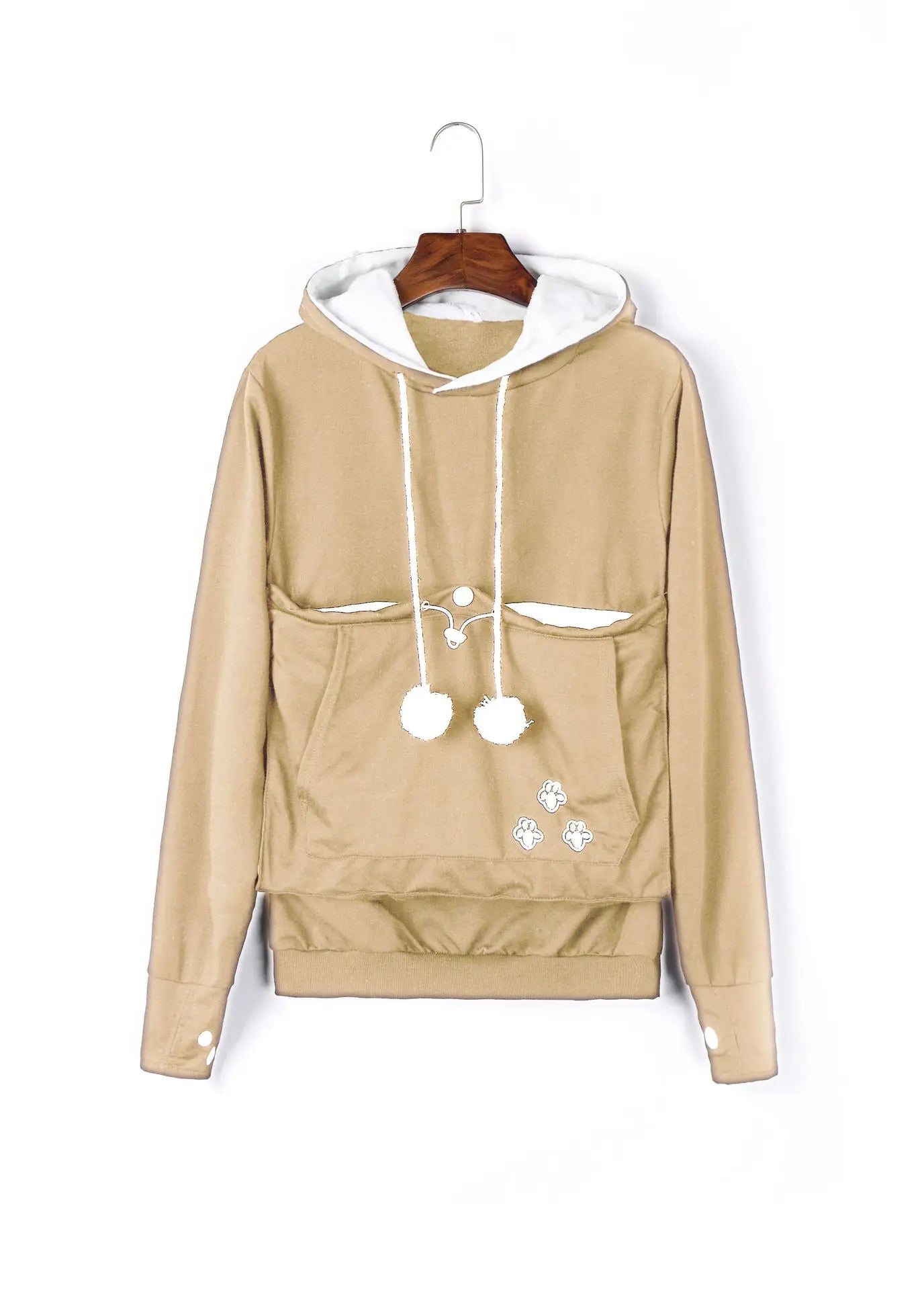 Sweat capuche porte chat nomade