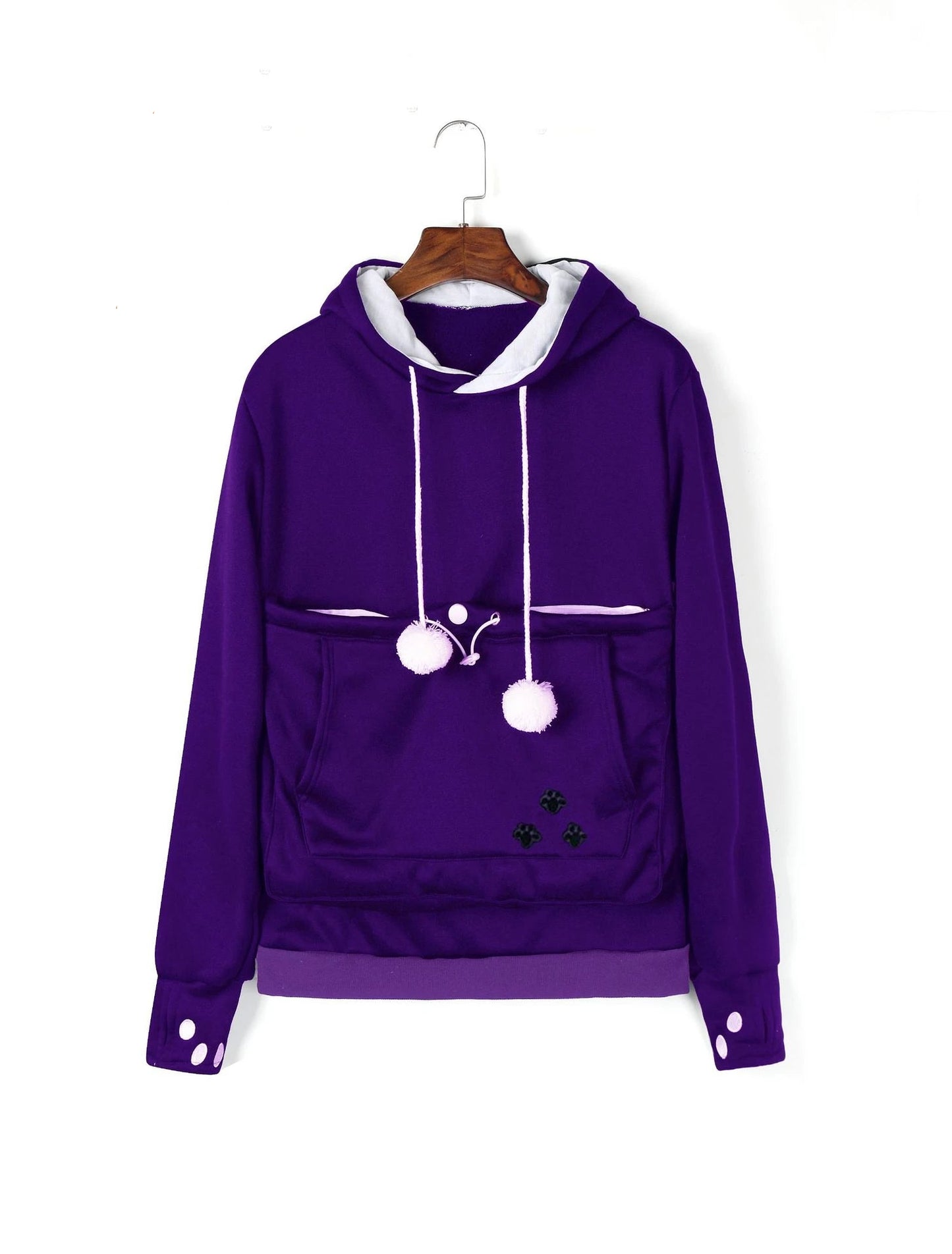Sweat capuche porte chat nomade