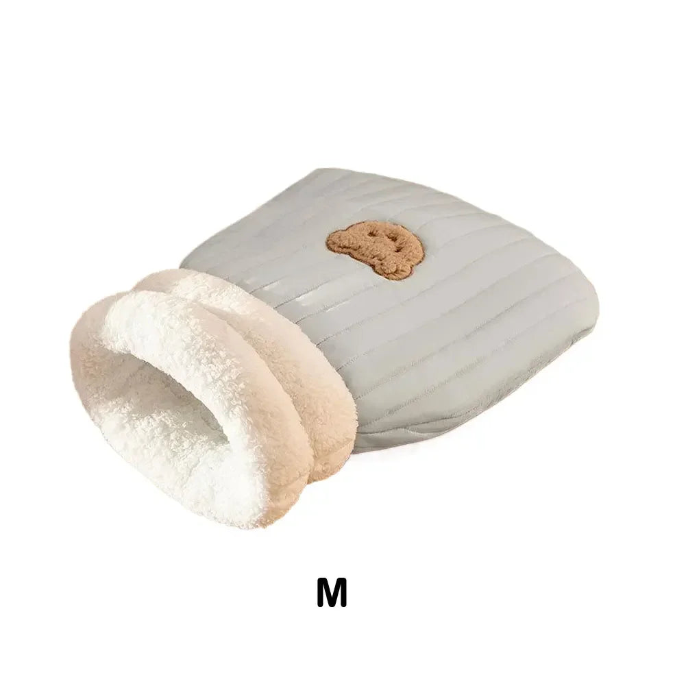 sac de couchage nid douillet pour chat nomade