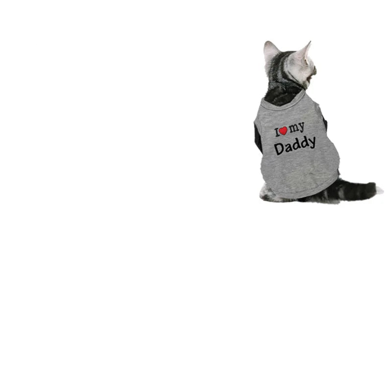 Body sans manches mignon pour chat nomade