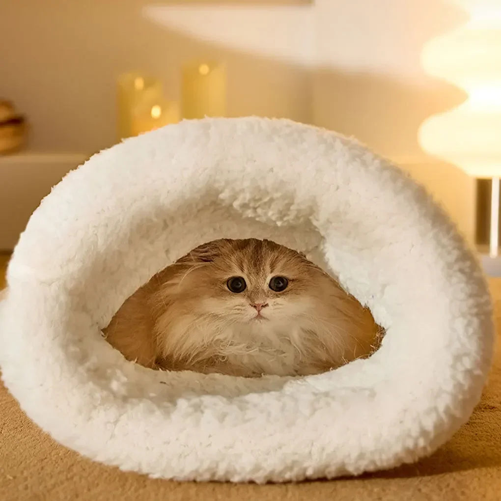 sac de couchage nid douillet pour chat nomade