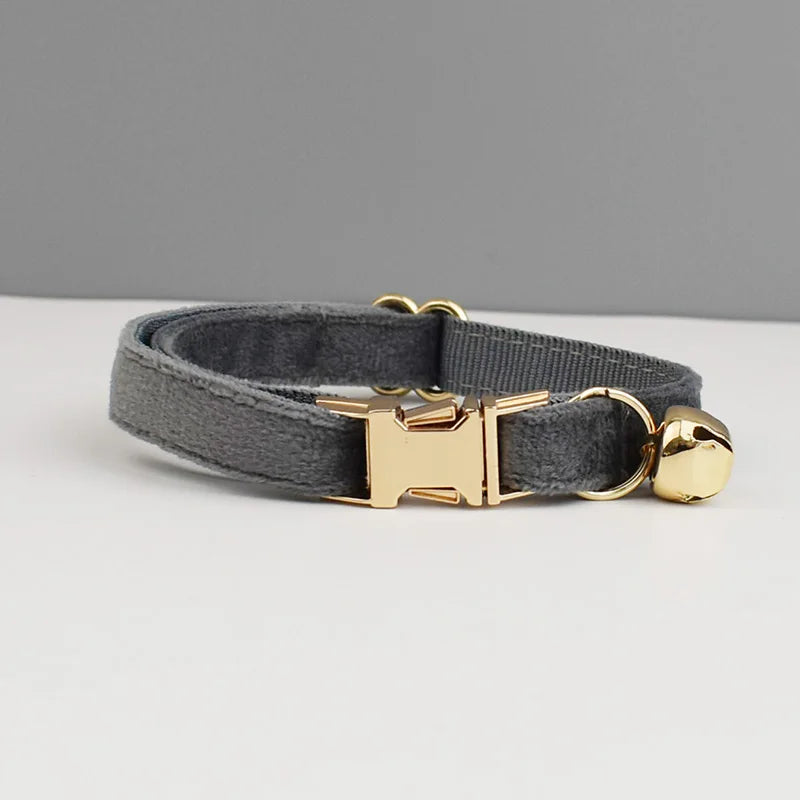 Collier personnalisable cat collar(velvet31)