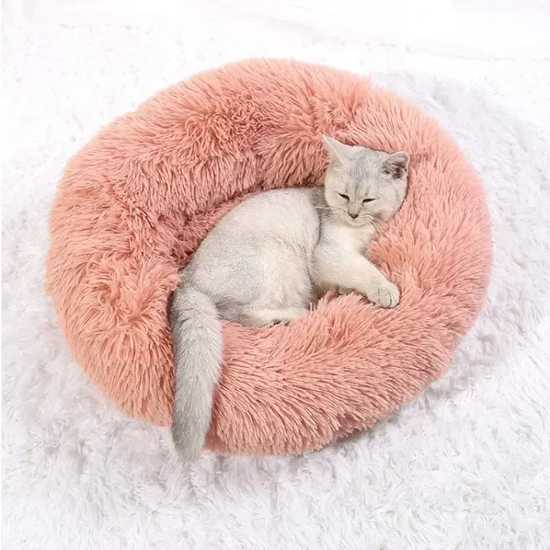 Coussin/lit rond moelleux