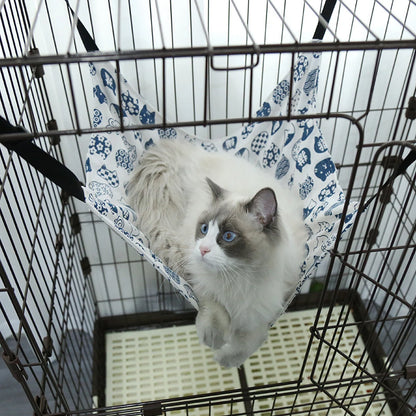Hamac d'été tissu léger pour chat