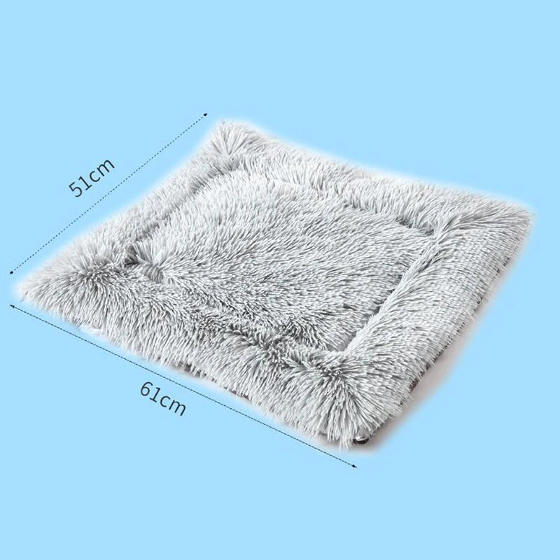 Tapis panier fausse fourrure