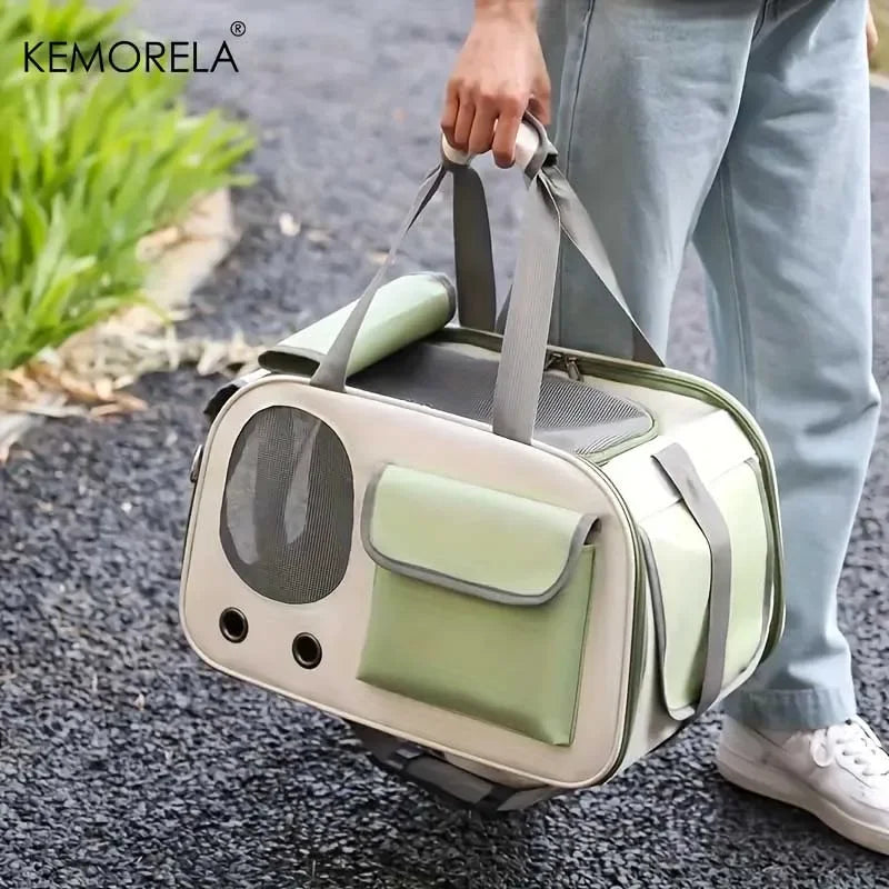 1Pcs Portable Pet Carrier Cat Bag For Cats And Dogs Ideal For Travel And Outdoor Activities Suitable For Cats And Small Dogs