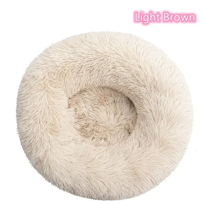 Coussin/lit rond moelleux Light Brown