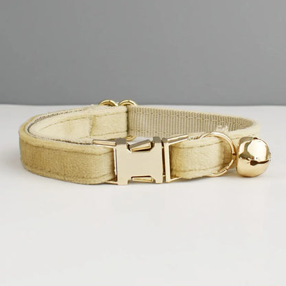 Collier personnalisable cat collar(velvet09)