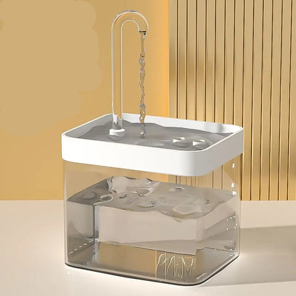 Fontaine à eau filtrante silencieuse pour chat