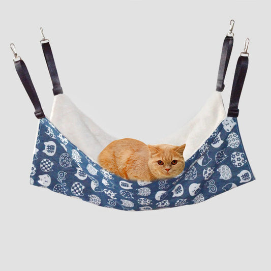 Hamac d'été tissu léger pour chat