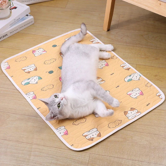 Tapis rafraîchissant d'été en latex pour chat