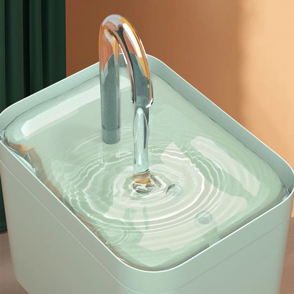 Fontaine à eau filtrante silencieuse pour chat