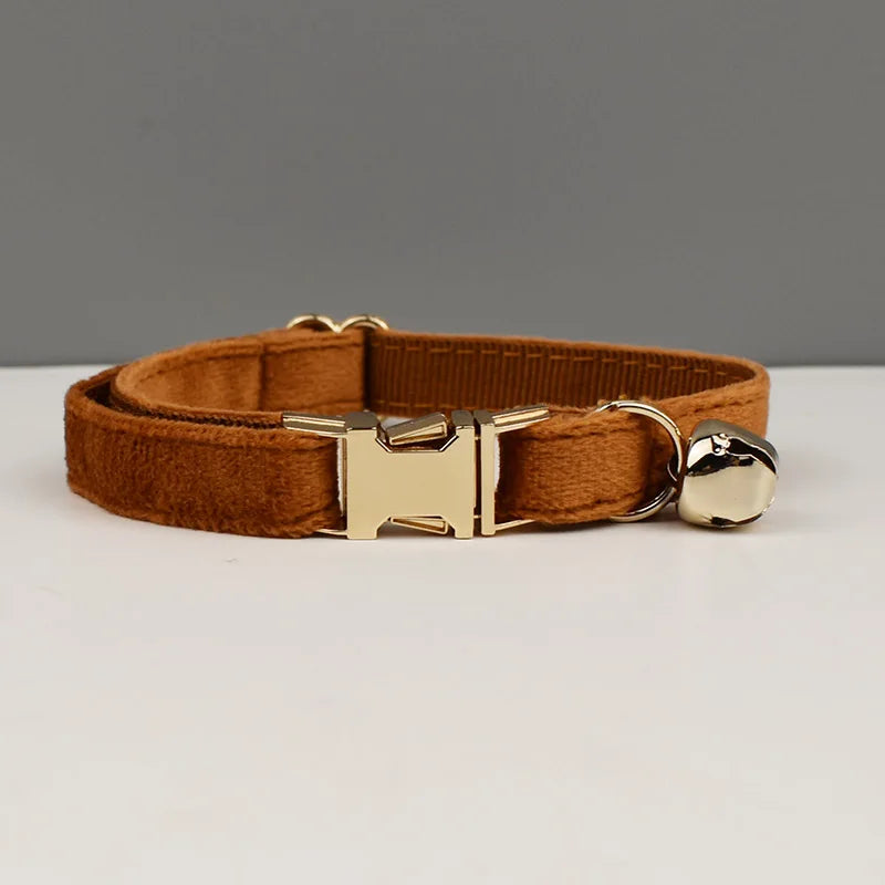 Collier personnalisable cat collar(velvet21)