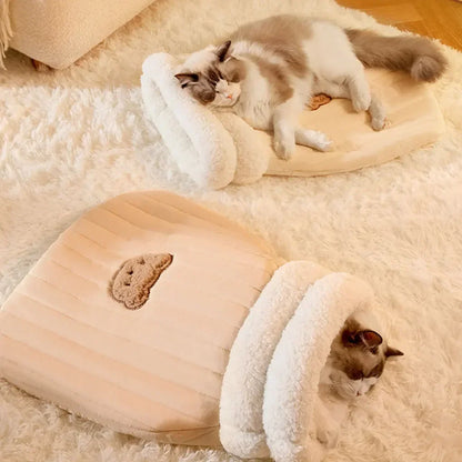 sac de couchage nid douillet pour chat nomade