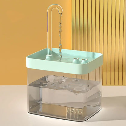 Fontaine à eau filtrante silencieuse pour chat