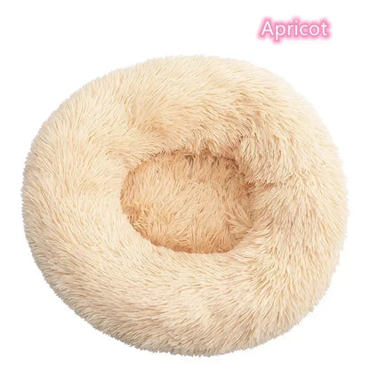 Coussin/lit rond moelleux Apricot