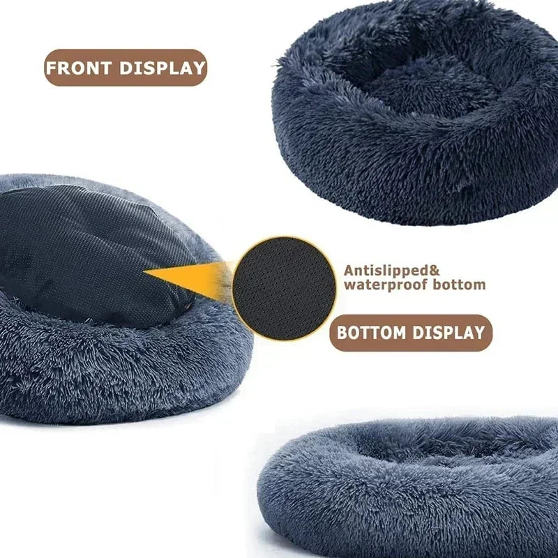 Coussin/lit rond moelleux