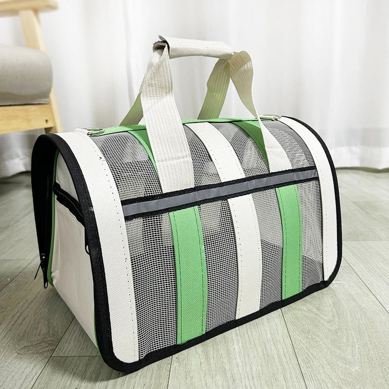 Sac de transport transparent Grass green