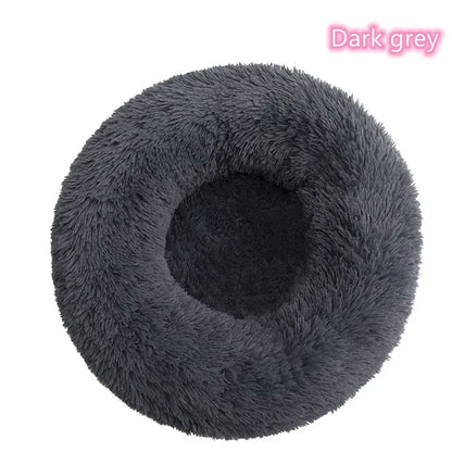 Coussin/lit rond moelleux Dark Grey