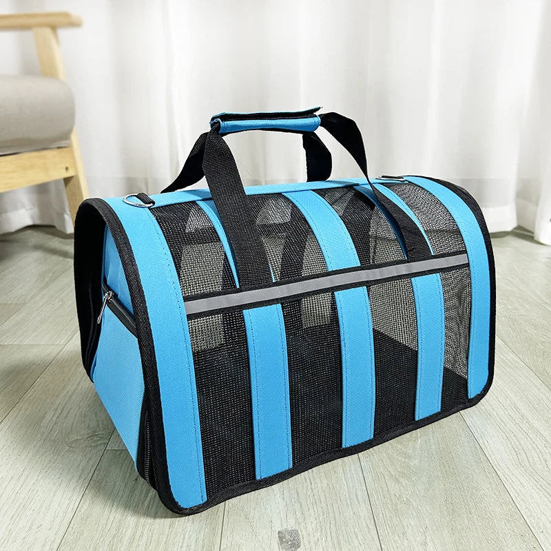 Sac de transport transparent blue